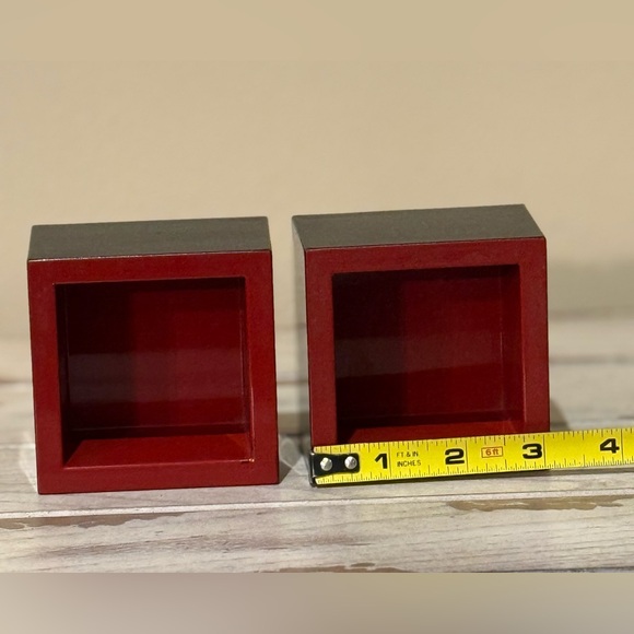 SET of 2 Japanese Masu Sake Cup 3-1/8” Square Black Lacquer Kotobuki JAPAN MADE - Picture 5 of 6